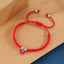 Cute Butterfly Nylon Metal Braid Adjustable Women's Bracelet