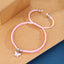 Cute Butterfly Nylon Metal Braid Adjustable Women's Bracelet