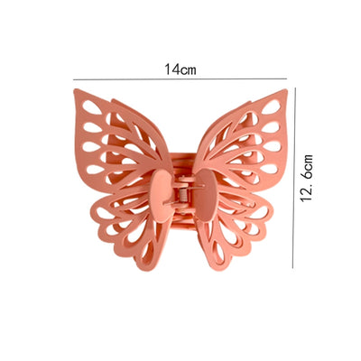 Korean-Style Double-Layered Hollow Butterfly Hair Claw Clip