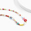 Cute Daisy Imitation Pearl and Colorful Beaded Women's Necklace