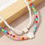 Cute Colorful Flower Beaded Girl's Necklace Set