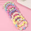 Cute Flower Bow Knot Beaded Acrylic Girl's Bracelet Set