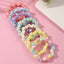 Cute Flower Bow Knot Beaded Acrylic Girl's Bracelet Set