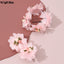 Cute Double Chiffon Pleated Flower Hair Tie Set for Children