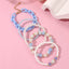 Cute Geometric Alloy and Imitation Pearl Beaded Children's Bracelet