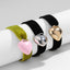 Heart Shape Elastic Velvet Bracelet - Valentine's Day Collection Women's Fashion Accessories