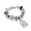 Silver Plated Crystal Beaded Bracelet for Kids and Women