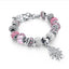 Silver Plated Crystal Beaded Bracelet for Kids and Women