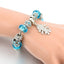 Silver Plated Crystal Beaded Bracelet for Kids and Women