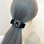 Dongdaemun Rhinestone Bow Hair Clip Ponytail Accessory