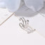 Simple Diamond Star Ear Cuff - Minimalist Pentagram Design Clip-On Earring