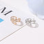 Simple Diamond Star Ear Cuff - Minimalist Pentagram Design Clip-On Earring
