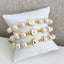 Elegant Geometric Heart & Baroque Pearl Beaded Bracelet for Women