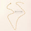 Elegant Beach Tassel Long Rhinestone Necklace in Gold/Silver