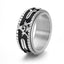Elegant Luxurious Color Block 18K Gold Plated Stainless Steel Masonic Men's Ring