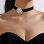 Elegant Vintage Camellia Pearl Acrylic Choker Necklace