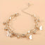 Elegant Butterfly Alloy Double-Layer Tassel Bracelet Set