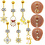 Elegant Classic Animal Butterfly Snowflake Rhinestone Zircon Belly Ring