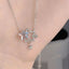 Elegant Twin Star Alloy Pendant Necklace - 2023 New Luxury Minimalist Design