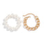 Elegant Geometric Imitation Pearl Beaded Women's Bracelet