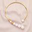 Elegant Pearl Alloy Choker Necklace for Women