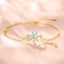 Elegant Flower S925 Sterling Silver Zircon Tassel Bracelet for Women - Light Luxury Niche Design