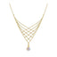 Elegant Geometric Pearl Tassel Necklace for Women