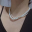 Elegant Baroque Pearl Layered Women's Choker Necklace