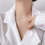 Elegant Geometric Freshwater Pearl Irregular Beaded Necklace