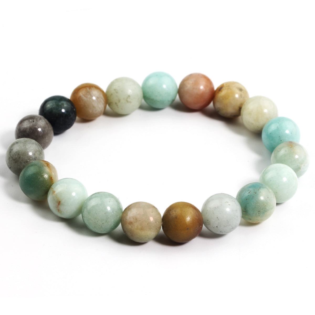 Elegant Geometric Natural Stone Beaded Bracelets for Women