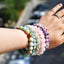 Elegant Geometric Natural Stone Beaded Bracelets for Women