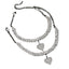 Elegant Heart Shape Rhinestone Inlay Women's Bracelet Anklet