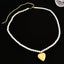 Elegant Heart Shape Pearl Alloy Women's Chain Belt