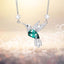 Elegant Hummingbird Zircon Inlay Women's Pendant Necklace