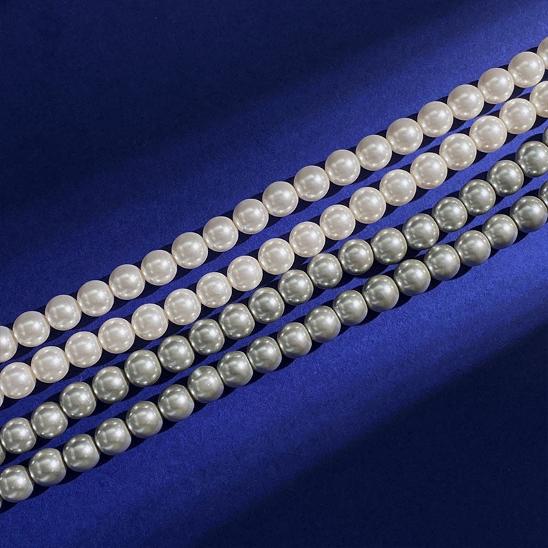 Elegant Lady Classic Style Faux Pearl Long Necklace