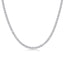 Elegant Geometric Sterling Silver Moissanite Tennis Necklace