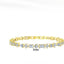 Elegant Geometric S925 Sterling Silver Zircon Tennis Bracelet