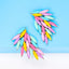 Elegant Feather Wings Alloy Inlay Glass Stone Women's Earrings