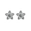 Elegant Gold Plated Pentagram Zircon Stud Earrings for Women