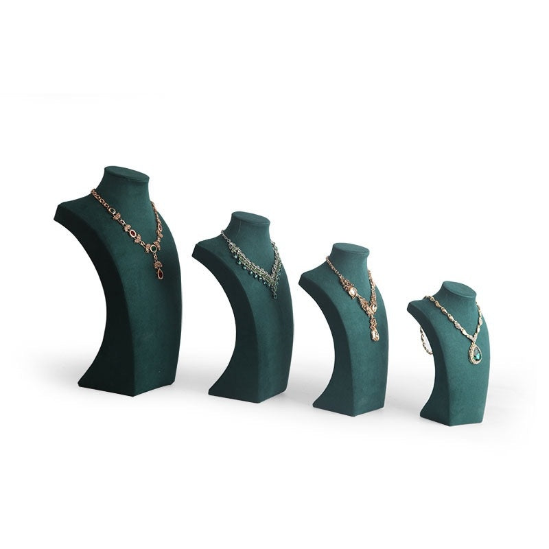 Elegant Velvet Jewelry Display Stand