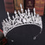 Elegant Baroque Rhinestone Crystal Bridal Crown Headwear