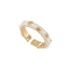 Elegant Pearl Enamel Zircon Open Ring for Women