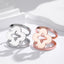 Elegant Pentagram Stainless Steel Scarf Ring in Rose Gold Finish