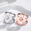 Elegant Pentagram Stainless Steel Scarf Ring in Rose Gold Finish