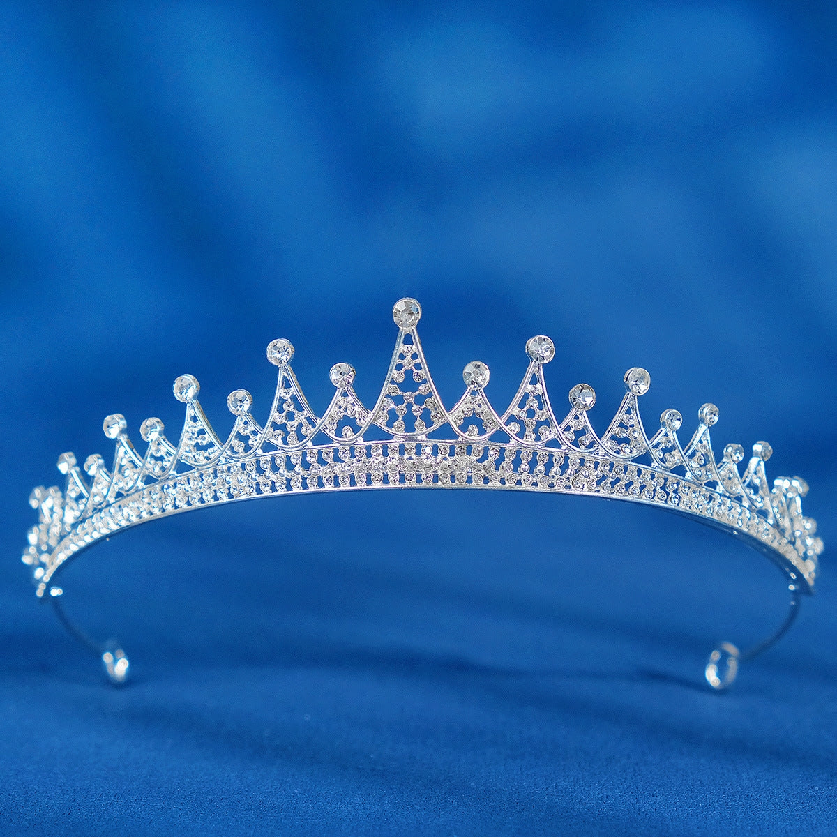 Elegant Rhinestone Princess Tiara for Weddings and Parties