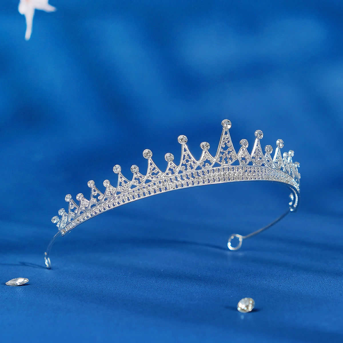 Elegant Rhinestone Princess Tiara for Weddings and Parties