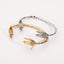 Elegant Retro Tulip Flower Alloy Open Bangle Bracelet