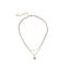 Elegant Retro Layered Pearl Pendant Choker Necklace for Women