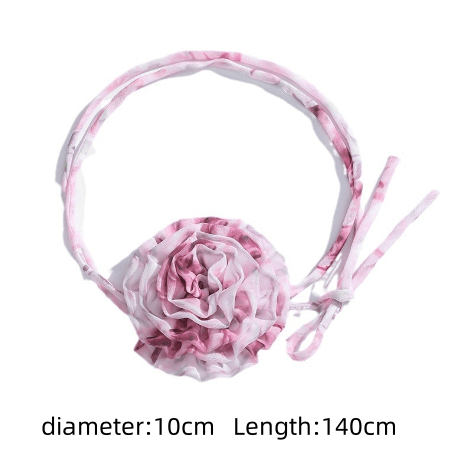 Elegant Floral Rose Choker Necklace for Women