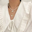 Elegant Baroque Freshwater Pearl Gold Plated Pendant Necklace